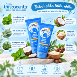 Thành phần của Sáp thoa ngực cho bé Little Innoscents Baby Vapour Balm 75ml