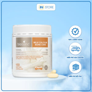 Bio Island Milk Calcium Bone Care 150 viên – Bổ sung canxi sữa hỗ trợ xương chắc khỏe