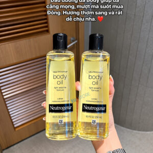 Dầu dưỡng thể Neutrogena Body Oil 250ml - Dưỡng ẩm & làm mềm mịn da