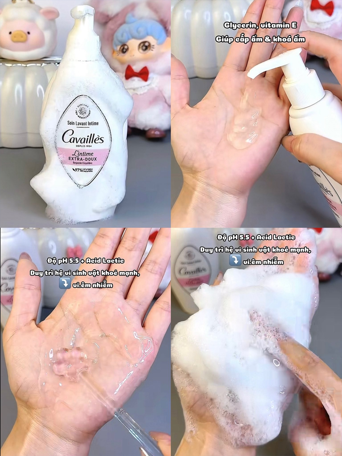 Dung dịch vệ sinh Cavaillès L’intime Extra-Doux - Dịu nhẹ 4X cho vùng kín nhạy cảm Dung dịch vệ sinh Cavaillès L’intime Extra-Doux - Dịu nhẹ 4X cho vùng kín nhạy cảm