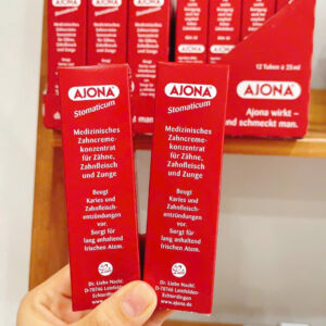 Kem đánh răng Ajona Stomaticum 25ml - Kháng khuẩn, bảo vệ toàn diện răng - nướu - lợi