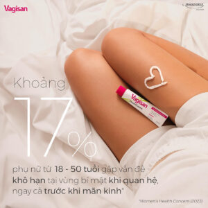 Vagisan Moisturizing Cream – Kem dưỡng ẩm vùng kín không hormone, Giảm khô rát, Hỗ trợ quan hệ