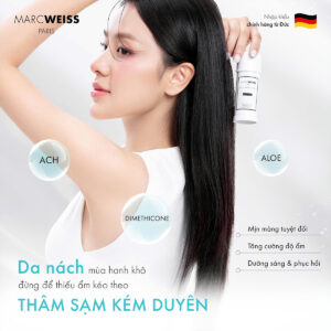 Lăn khử mùi Marc Weiss Deo Cream Stick 40ml cao cấp từ Đức cho nữ