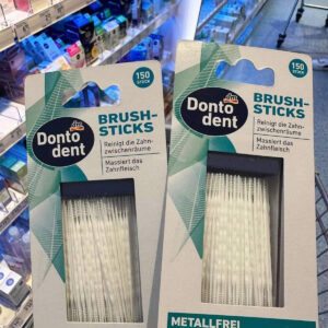 Tăm chải kẽ răng Dontodent Brush Sticks 150 chiếc