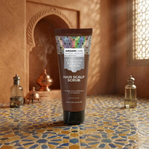 Tẩy tế bào chết da đầu Arganicare Collagen Keratin Biotin Hair Scalp Scrub 10ml