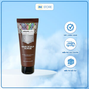 Tẩy tế bào chết da đầu Arganicare Collagen Keratin Biotin Hair Scalp Scrub 10ml