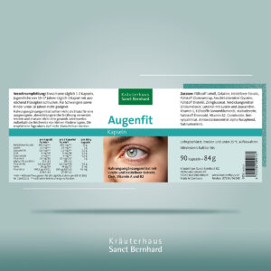 Viên uống bổ mắt Augenfit Kapseln Sanct Bernhard Đức hộp 90 viên