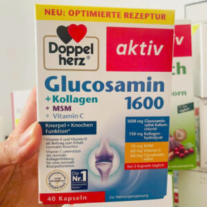 Viên uống xương khớp Doppelherz Glucosamin 1600 + Collagen + MSM + Vitamin C