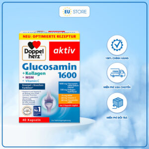 Viên uống xương khớp Doppelherz Glucosamin 1600 + Collagen + MSM + Vitamin C