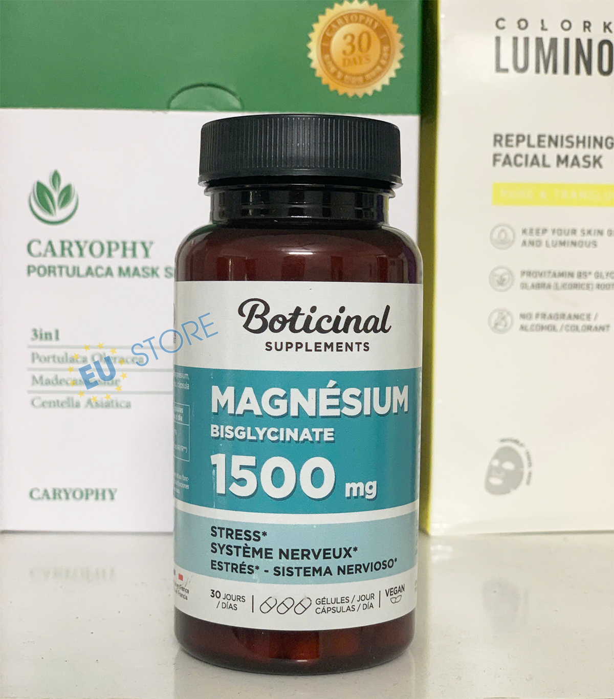 Viên uống Magnésium Bisglycinate 1500mg Boticinal – 90 Viên Nang Thực Vật