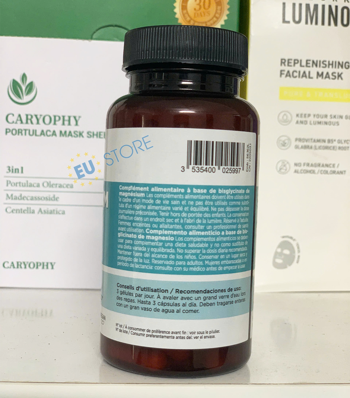 Viên uống Magnésium Bisglycinate 1500mg Boticinal – 90 Viên Nang Thực Vật