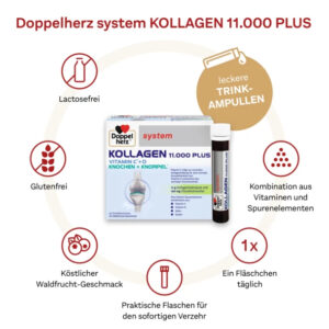 Doppelherz System Kollagen 11.000 Plus - Collagen xương khớp từ Đức