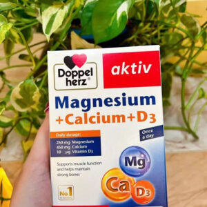 Viên uống Doppelherz Aktiv Magnesium + Calcium + D3 hộp 40 Viên