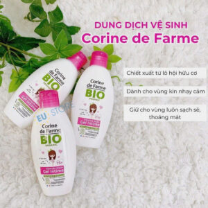 Dung dịch vệ sinh hữu cơ cho bé gái Corine de Farme BIO Organic