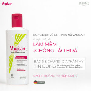 Vagisan Intimwaschlotion – Dung dịch vệ sinh phụ nữ dịu nhẹ, hỗ trợ cân bằng pH