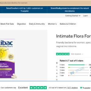 Men vi sinh vùng kín Optibac For Women tím hộp 30 viên & 90 viên