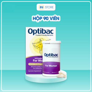 [Hàng Cty] Men vi sinh vùng kín Optibac For Women lọ 90 viên chính hãng