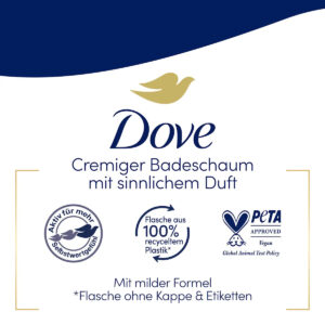 Sữa tắm dưỡng ẩm Dove Cremebad 750ml - Nội địa Đức