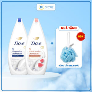 Sữa tắm dưỡng ẩm Dove Cremebad 750ml - Nội địa Đức