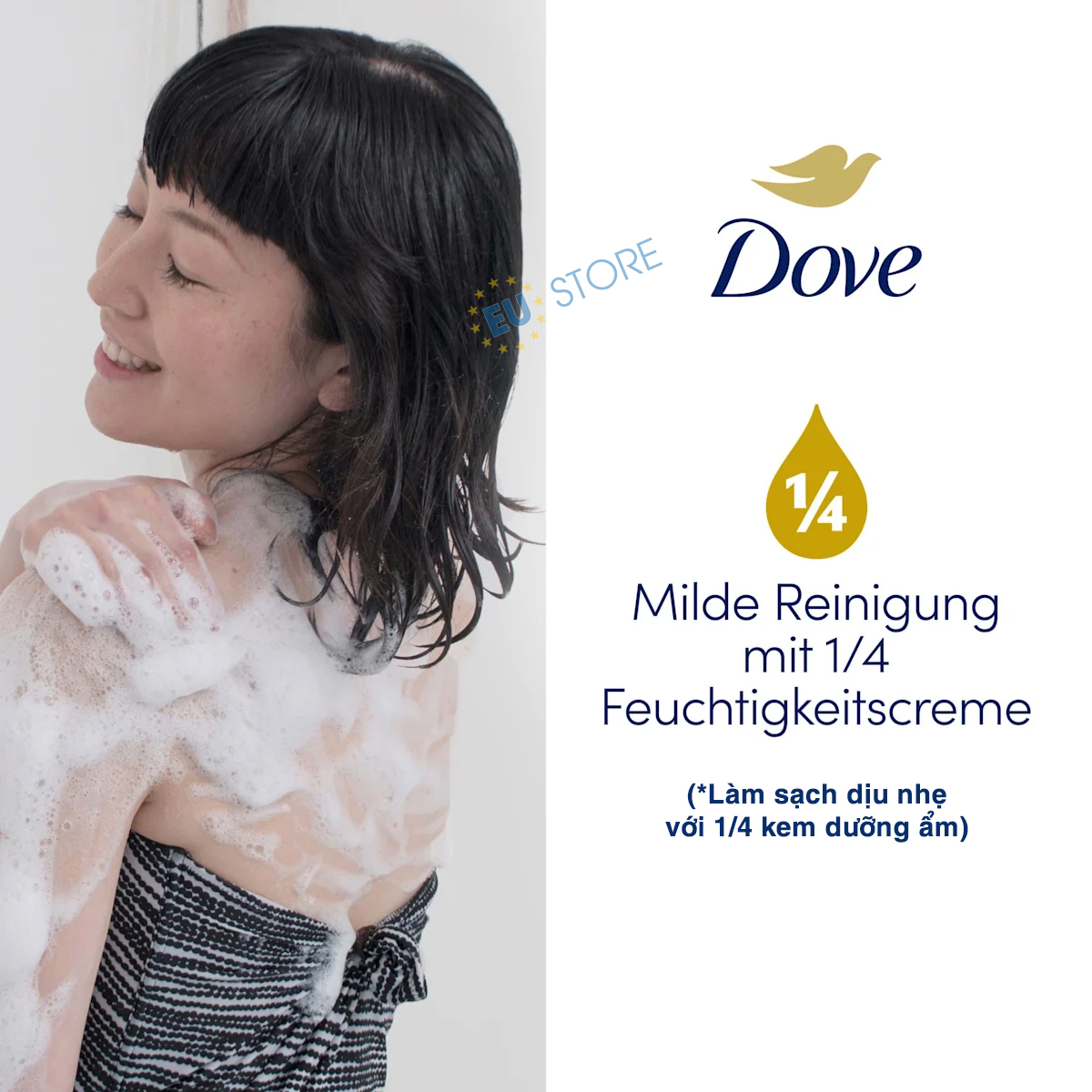 Sữa tắm dưỡng ẩm Dove Cremebad Pflegendes Original 750ml
