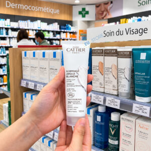 Tẩy tế bào chết Cattier Paris White Clay Scrub 100ml đất sét trắng hữu cơ