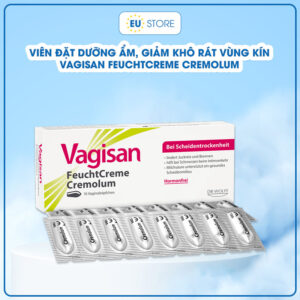 Vagisan FeuchtCreme Cremolum – Viên đặt dưỡng ẩm, giảm khô rát vùng kín