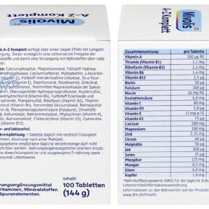 Vitamin tổng hợp A-Z Komplett Depot cho người từ 18-50 tuổi