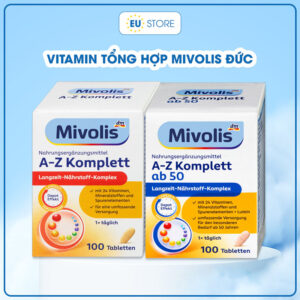 Vitamin tổng hợp Mivolis A-Z Komplett Depot & A-Z Komplett ab 50 Đức