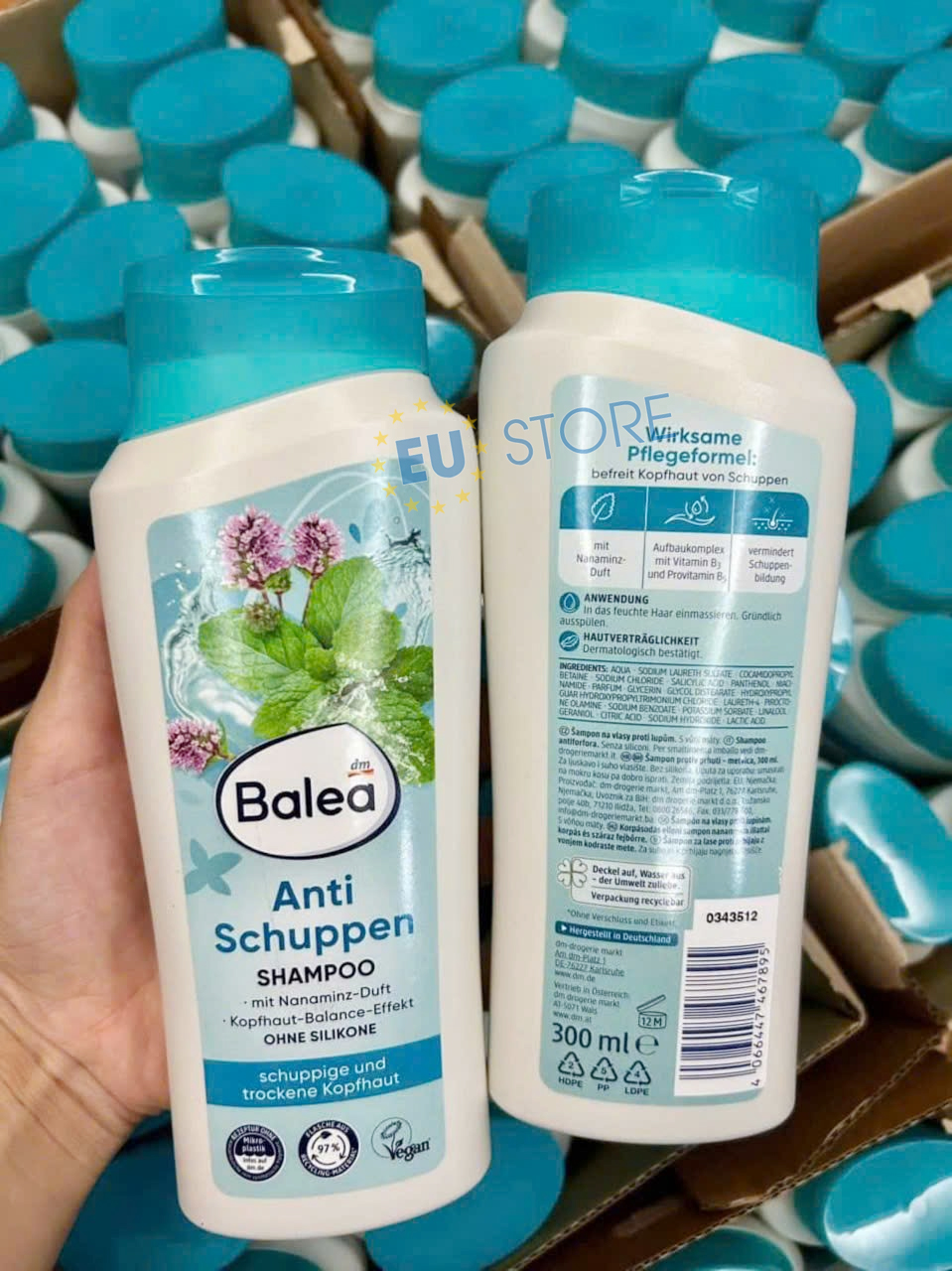 Dầu gội giảm gàu Balea Anti-Schuppen Shampoo 300ml Đức cho da đầu khô