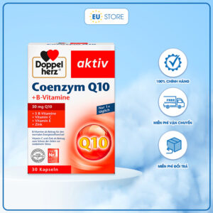 Viên uống Coenzym Q10 + B-Vitamine Doppelherz Aktiv 30 Viên