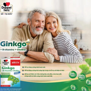 Viên uống Doppelherz Aktiv Ginkgo + B-Vitamine + Cholin 40 Viên