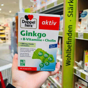 Viên uống Doppelherz Aktiv Ginkgo + B-Vitamine + Cholin 40 Viên
