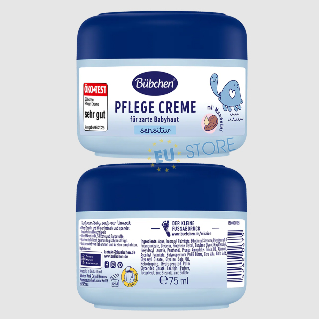 Kem dưỡng ẩm Bübchen Pflege Creme Sensitiv 75ml cho bé từ sơ sinh