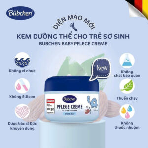 Kem dưỡng ẩm Bübchen Pflege Creme Sensitiv 75ml cho bé từ sơ sinh