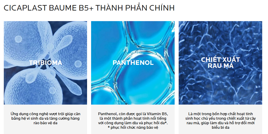 Kem làm dịu & Phục hồi da La Roche-Posay Cicaplast Baume B5+