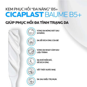 Kem làm dịu & Phục hồi da La Roche-Posay Cicaplast Baume B5+