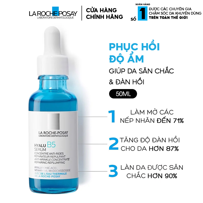 Serum cấp ẩm, phục hồi da La Roche-Posay Hyalu B5 50ml Serum cấp ẩm, phục hồi da La Roche-Posay Hyalu B5 50ml