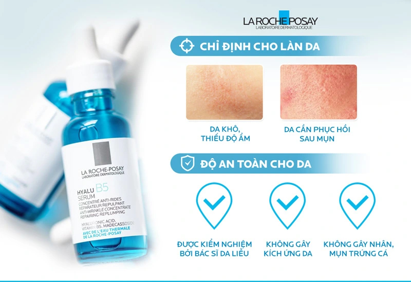 Serum cấp ẩm, phục hồi da La Roche-Posay Hyalu B5 50ml Serum cấp ẩm, phục hồi da La Roche-Posay Hyalu B5 50ml