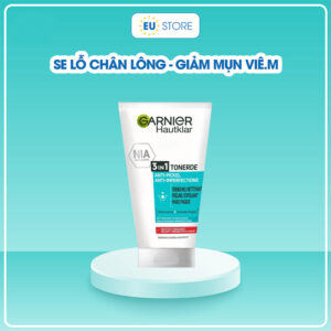 Sữa rửa mặt Garnier Hautklar 3in1 150ml màu trắng