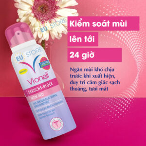 Xịt khử mùi vùng kín nữ Vionell Geruchs-Block Intim Deo Spray 125ml