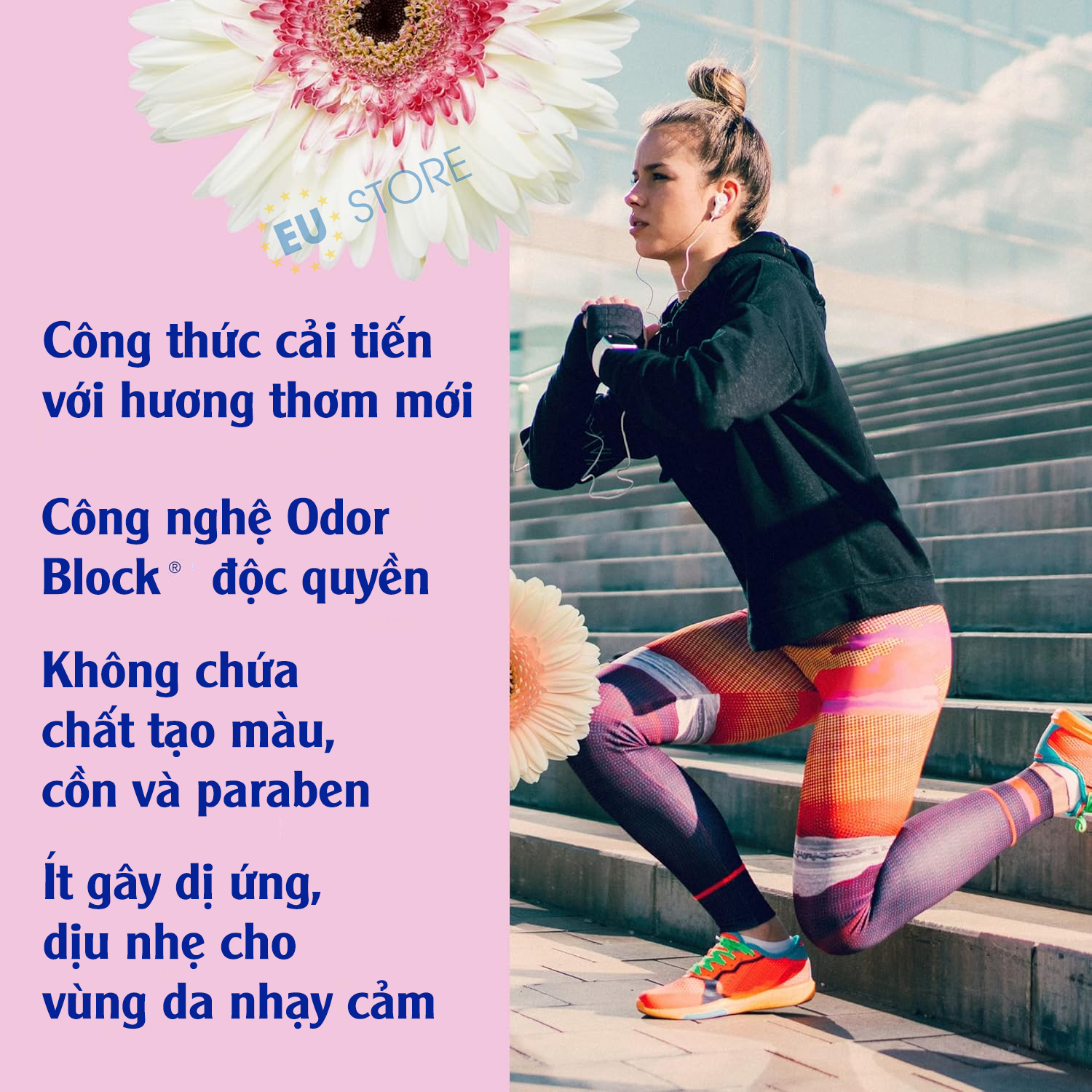 Xịt khử mùi vùng kín nữ Vionell Geruchs-Block Intim Deo Spray 125ml