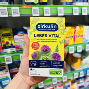 Viên uống Zirkulin Leber Vital Đức – Hỗ trợ chức năng gan & Chuyển hóa chất béo