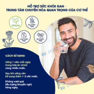 Viên uống Zirkulin Leber Vital Đức – Hỗ trợ chức năng gan & Chuyển hóa chất béo