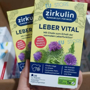 Viên uống Zirkulin Leber Vital Đức – Hỗ trợ chức năng gan & Chuyển hóa chất béo