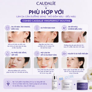 Combo Caudalie Vinoperfect Routine – Dưỡng Sáng Da, Mờ Đốm Nâu