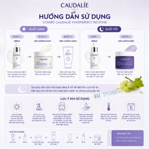 Combo Caudalie Vinoperfect Routine – Dưỡng Sáng Da, Mờ Đốm Nâu