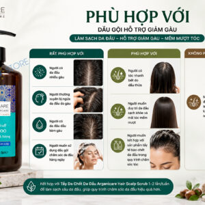 Dầu gội giảm gàu Arganicare Anti-Dandruff Shampoo 400ml