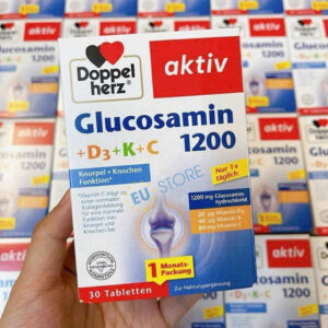 Viên uống Doppelherz aktiv Glucosamin 1200 + D3 + K + C 30 viên hỗ trợ xương khớp