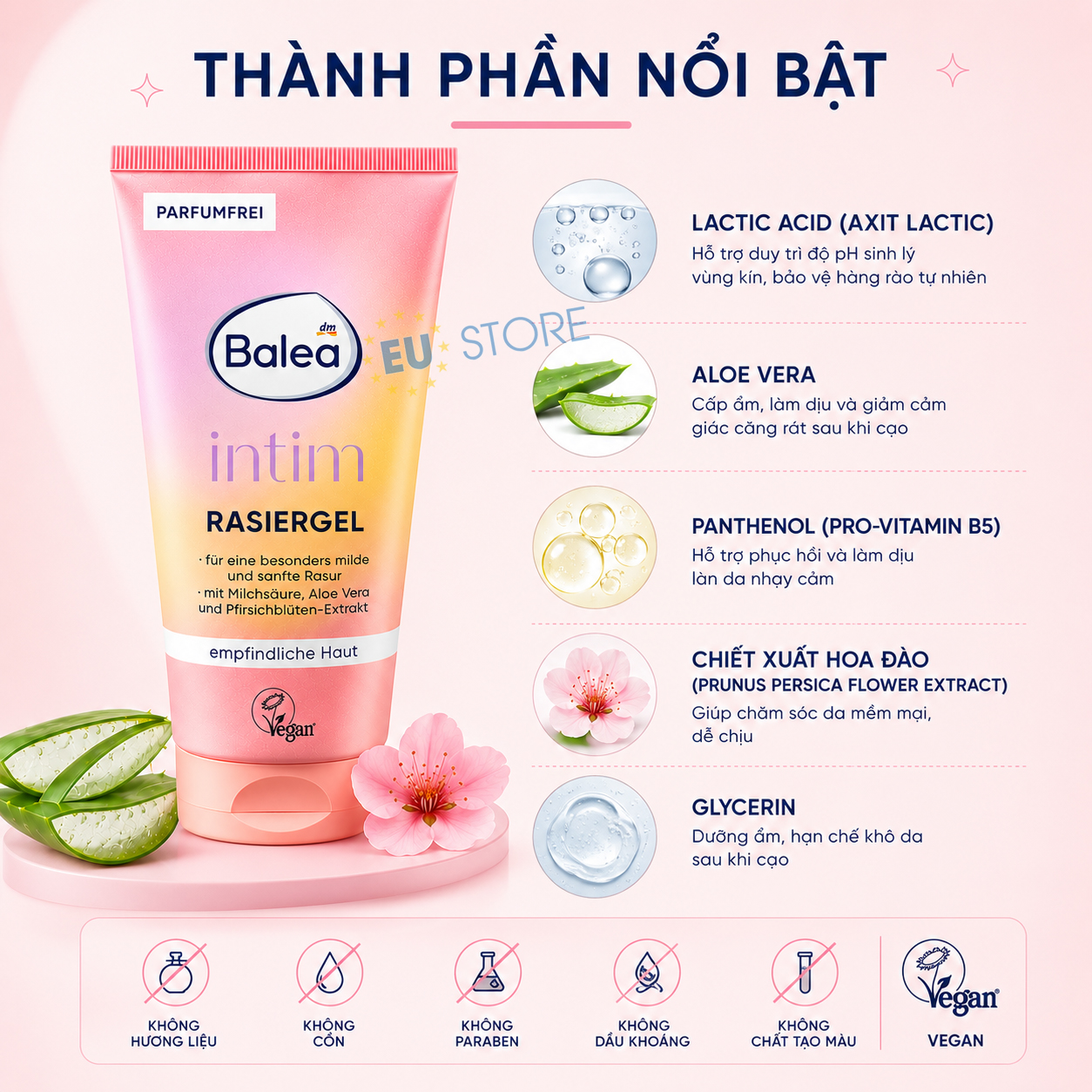 Gel cạo lông vùng kín Balea Intim Rasiergel 150ml dịu nhẹ cho da nhạy cảm Gel cạo lông vùng kín Balea Intim Rasiergel 150ml dịu nhẹ cho da nhạy cảm