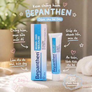 Bepanthen Wund- und Heilsalbe 20g - Kem hăm tã & Hỗ trợ làm lành vết thương
